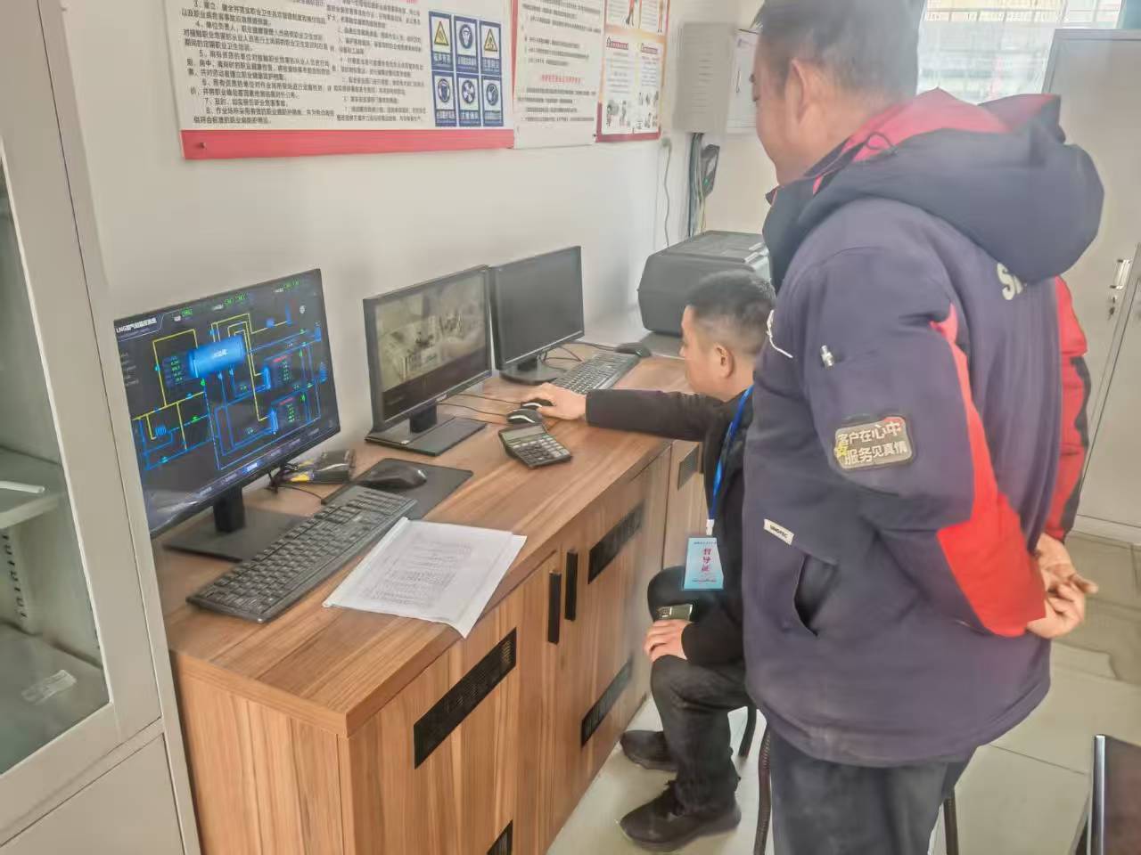 西平县安防办督导组检查指导燃气站岁末年初安全防范工作